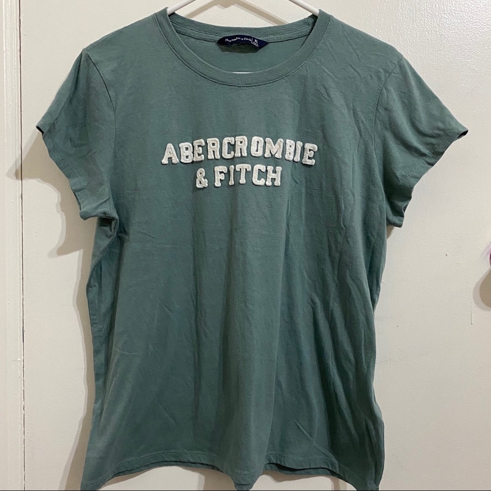 Abercrombie & Fitch Teal Logo Tee Shirt